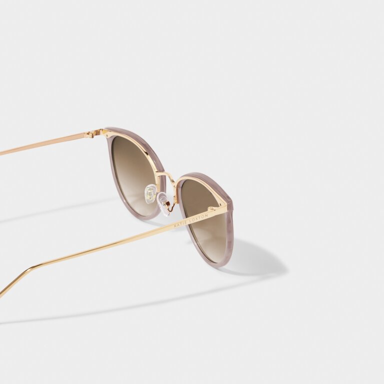 Katie Loxton Santorini Sunglasses in Taupe