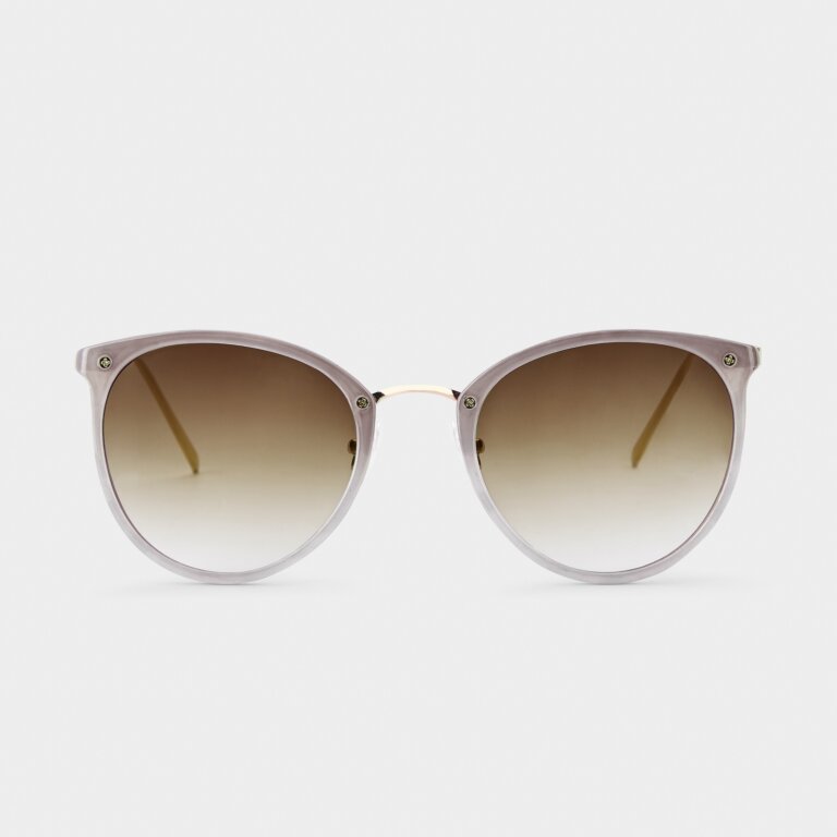 Katie Loxton Santorini Sunglasses in Taupe