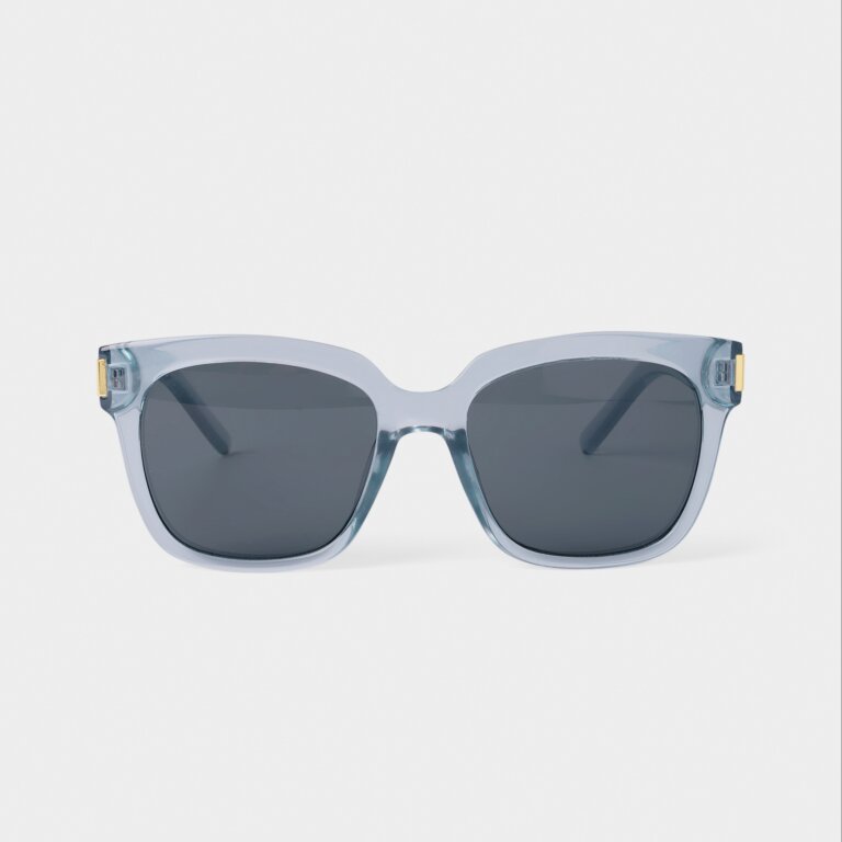 Katie Loxton Roma Sunglasses in Blue Transparent