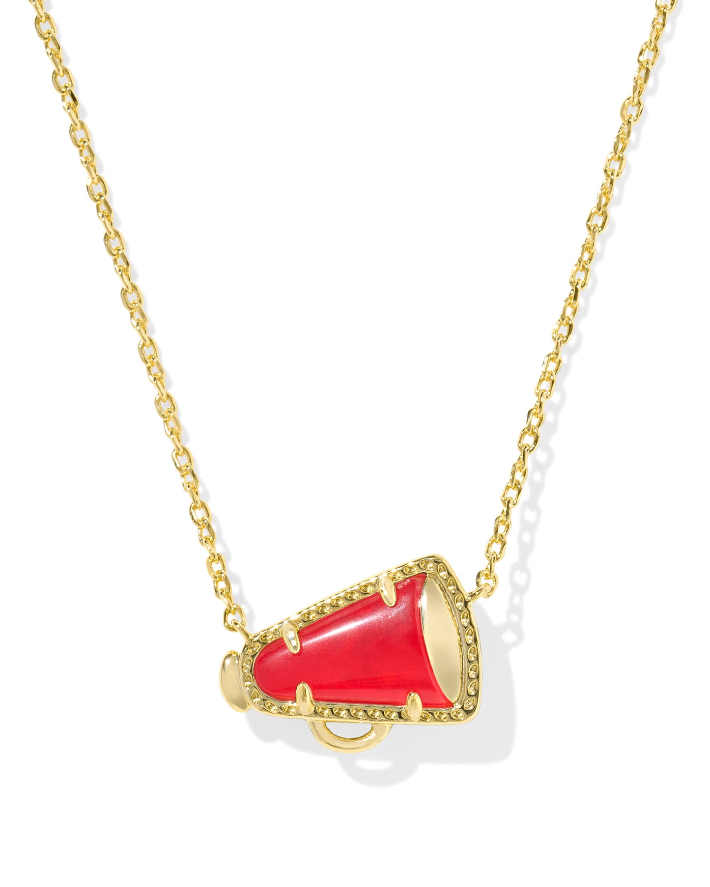 CHEER SHORT PENDANT NECKLACE GOLD