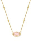 ELISA LATTICE FRAME GOLD BLUSH IVORY MOP