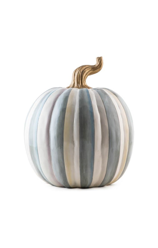 Mackenzie-Childs Sterling Stripe medium pumpkin