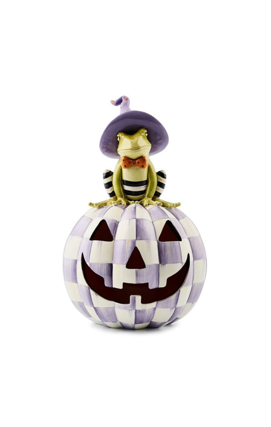 Mackenzie-Childs Illuminated Fergal jack o' lantern