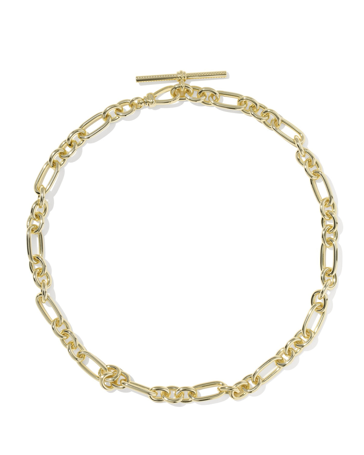 EMBRY LINK AND CHAIN NECKLACE GOLD