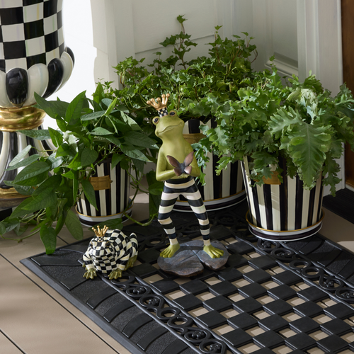 Courtly Fergal The Frog With Butterfly Decor Mackenzie Childs