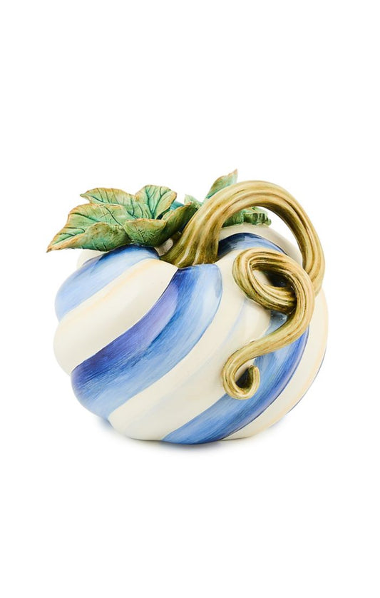 Mackenzie-Childs Royal Swirl Twisted Stem Pumpkin