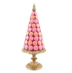 December Diamonds Pink/Orange Macaron Tree - 17"