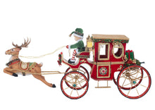 Load image into Gallery viewer, Katherine&#39;s Collection Hansom Cab with Elf Driver