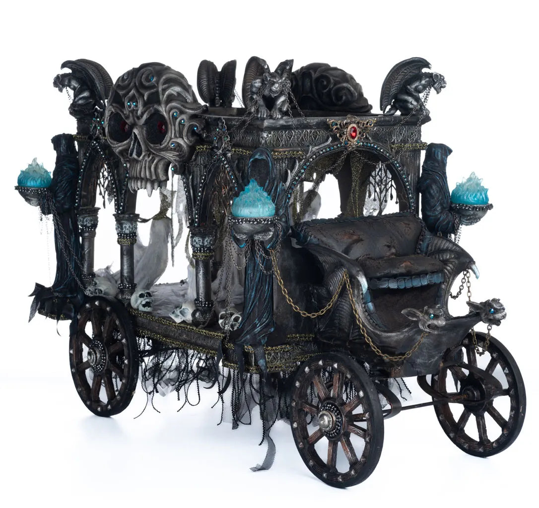 Katherine's Collection Ghostly Horse Drawn Carriage