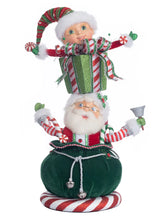 Load image into Gallery viewer, Katherine&#39;s Collection Santa and Elf Gift Stack