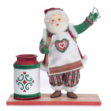 Load image into Gallery viewer, Katherine&#39;s Collection Santa with Utensil Cannister