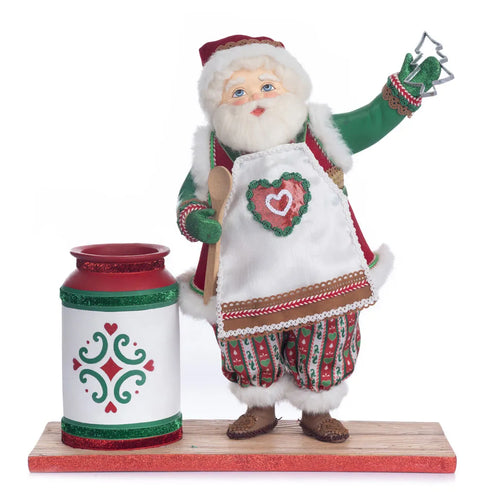 Katherine's Collection Santa with Utensil Cannister