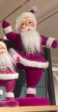 Load image into Gallery viewer, Flocked Dancing Santa - Assorted Colors - 24&quot;