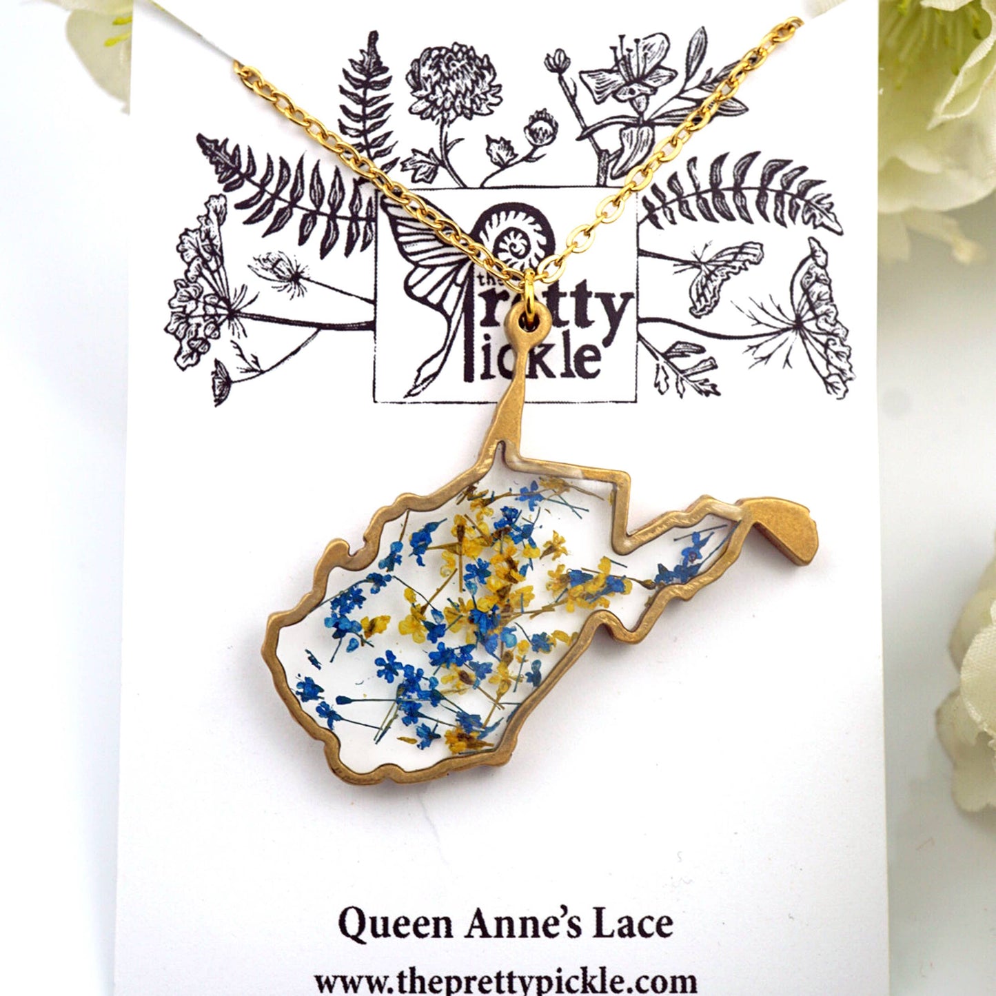 West Virginia Pendant Necklace