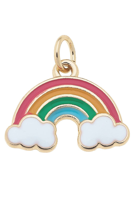 Rainbow Enamel Charm in Multi