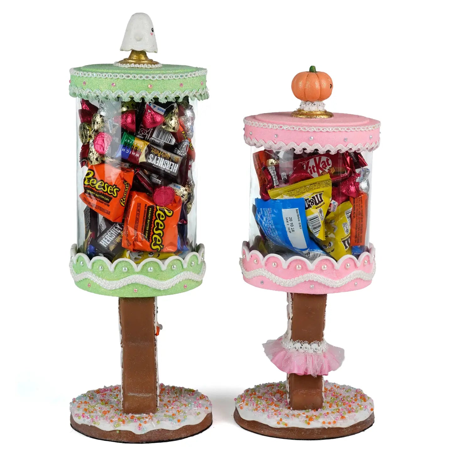 Gingerdead Jack and Jill Candy Canisters Set of 2 by Katherines Collection