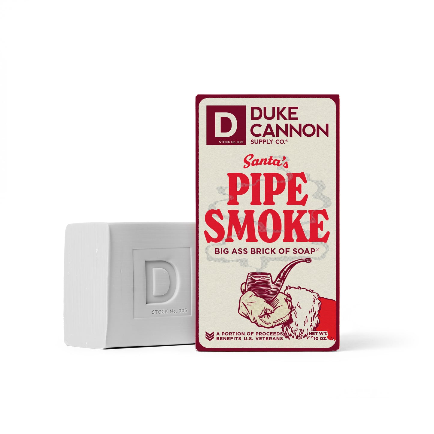 Duke Cannon Big Ass Brick of Soap Santa's Pipe Smoke