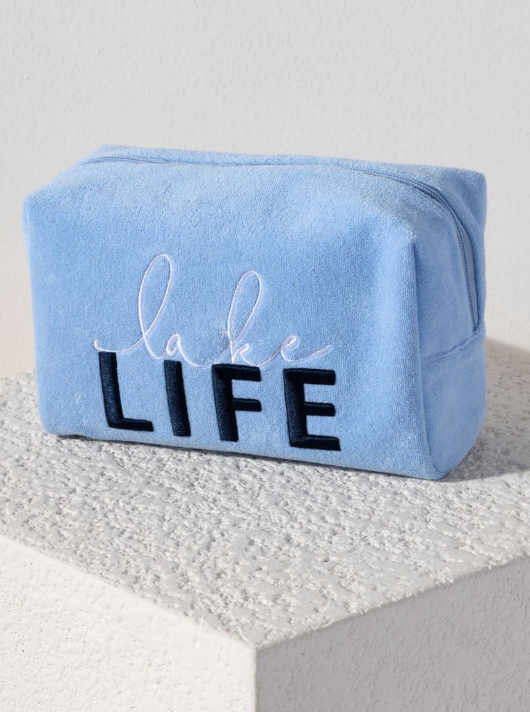 SHIRALEAH SOL "LAKE LIFE" ZIP POUCH