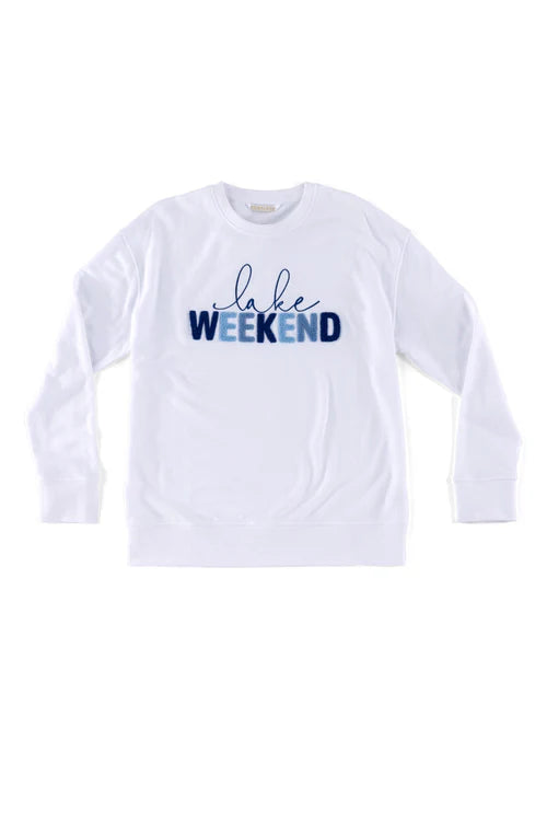 SHIRALEAH "LAKE WEEKEND" SWEATSHIRT