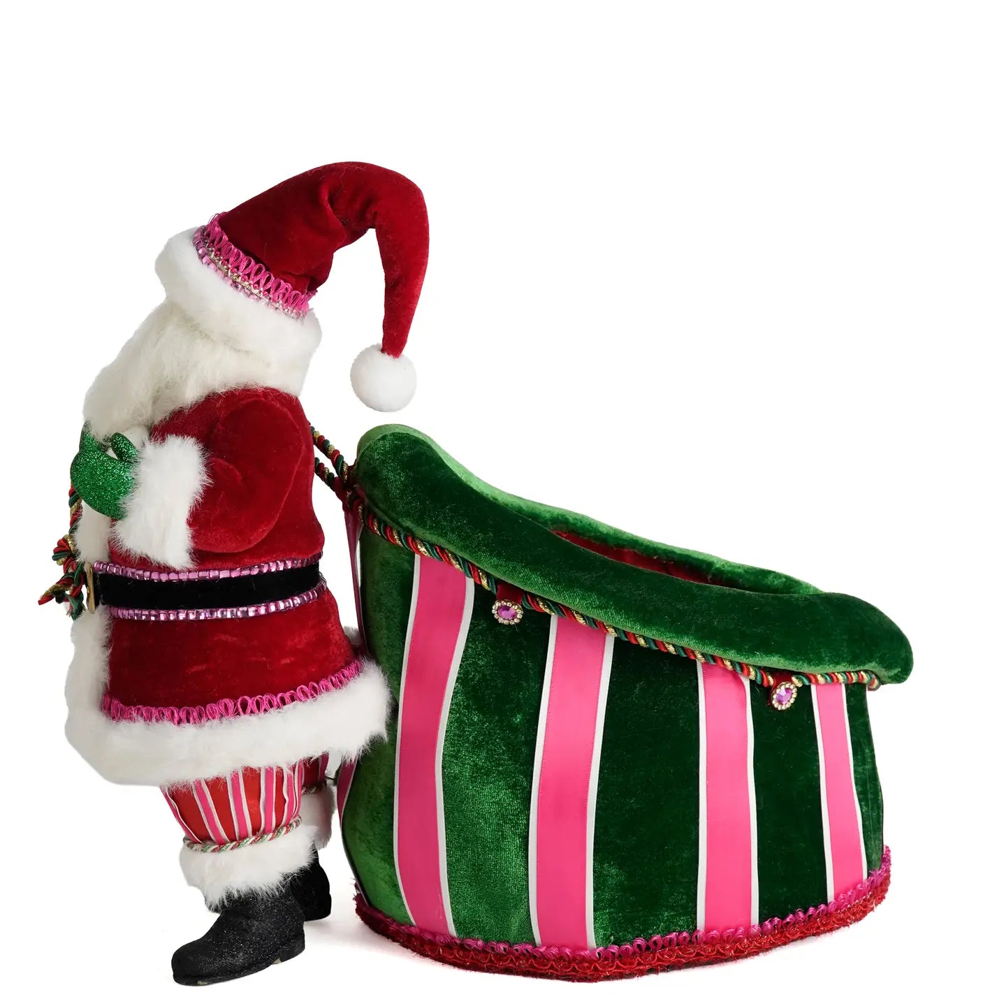 Papa Noel and Bag Candy Holder by Katherine's Collection