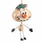 Snowman Ornament Green Hat - Holiday - BAC 004