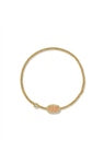 GRAYSON STRETCH BRACELET GOLD SAND DRUSY