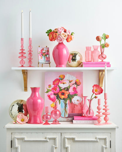 7.25" PINK CANDLE STICKS