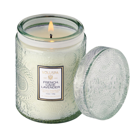 Voluspa French Cade Lavender Small Jar Candle