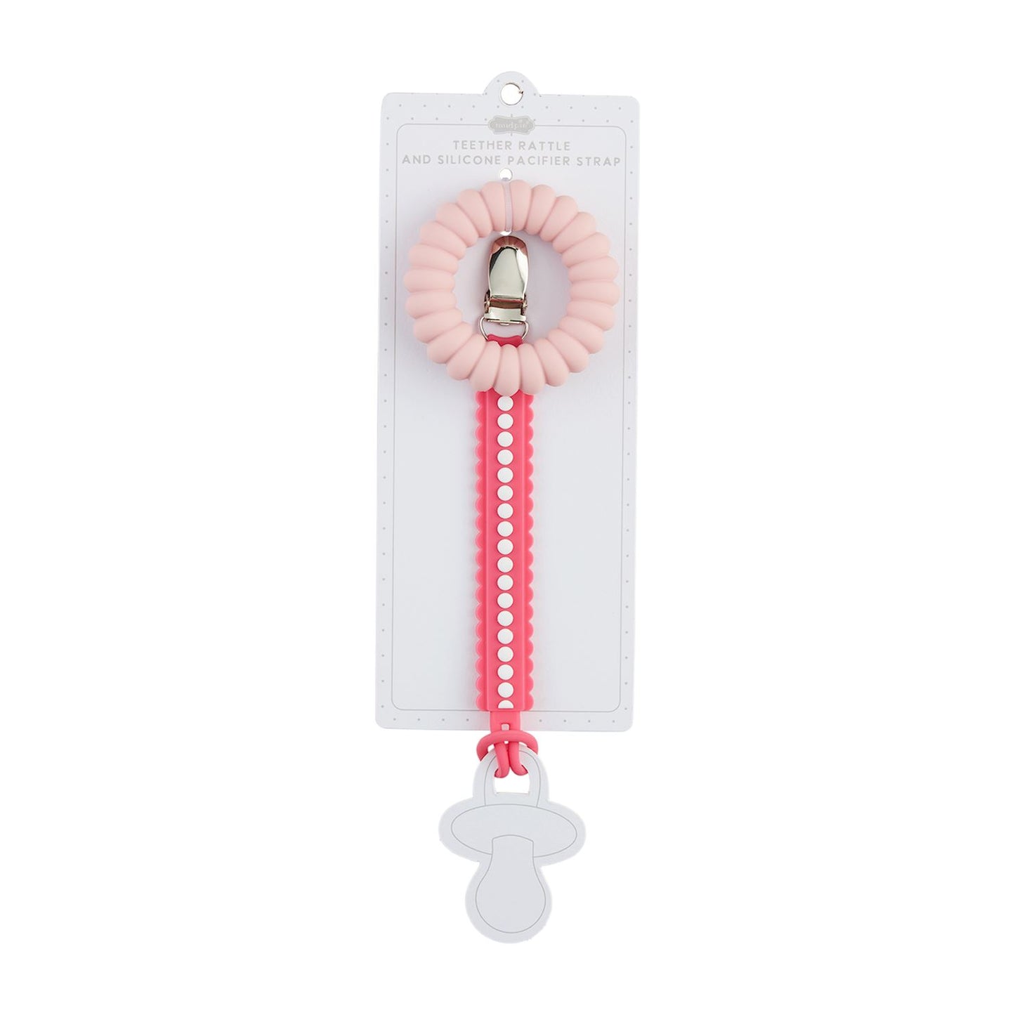 Light Pink Pacy Strap & Teether Set