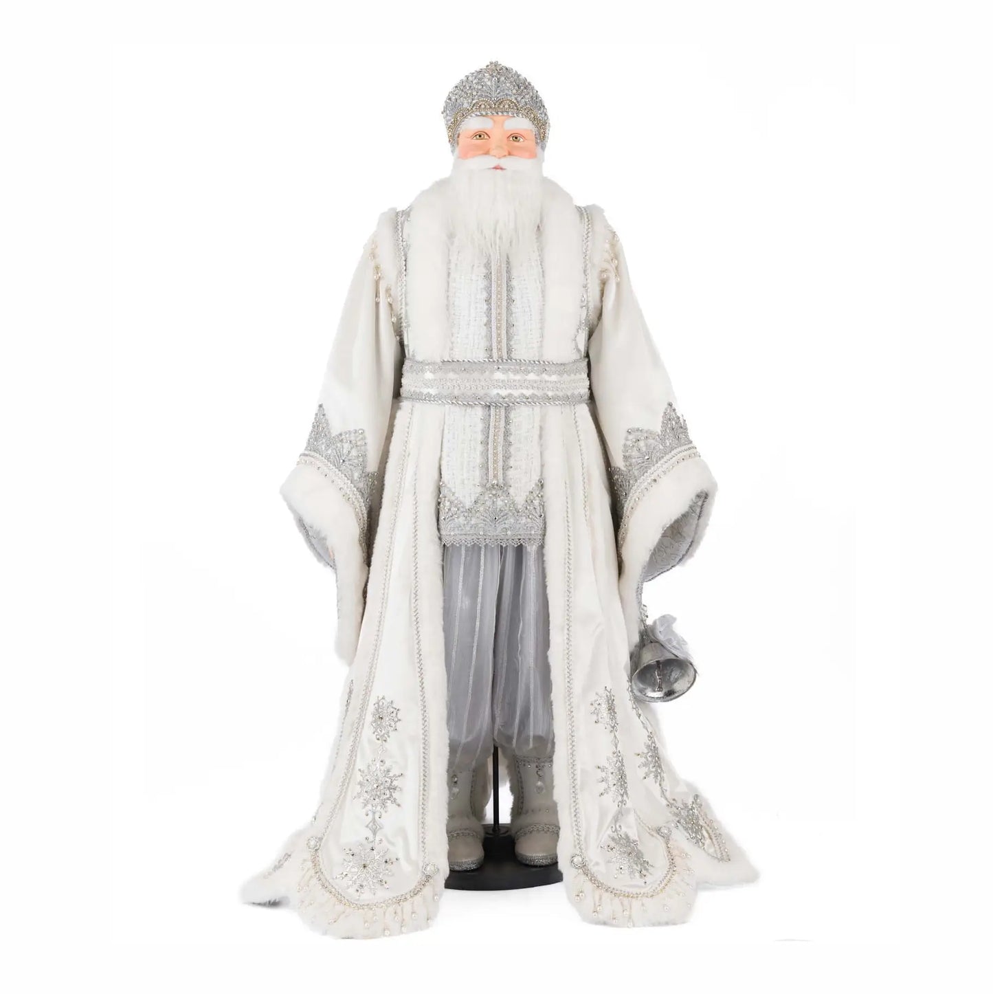 Silver Bells Santa Doll by Katherine's Collection