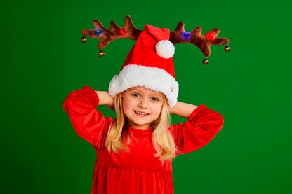 Singing Santa Deer Hat