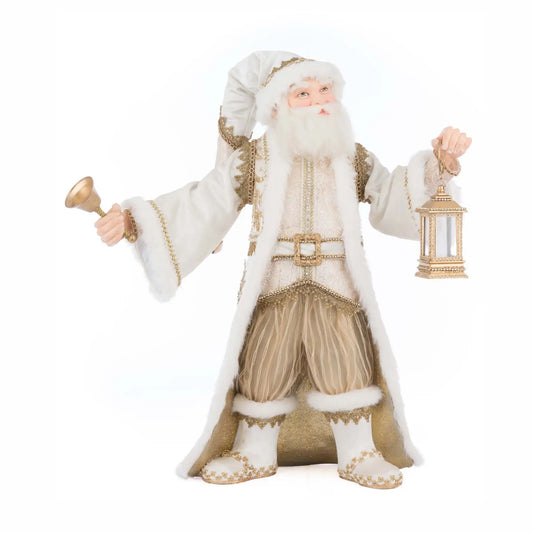 Golden Leaf Santa Tabletop by Katherine's Collection