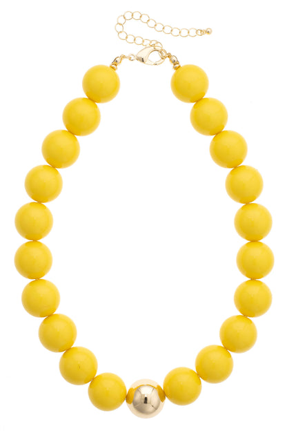 Marjorie Game Day Beaded Necklace