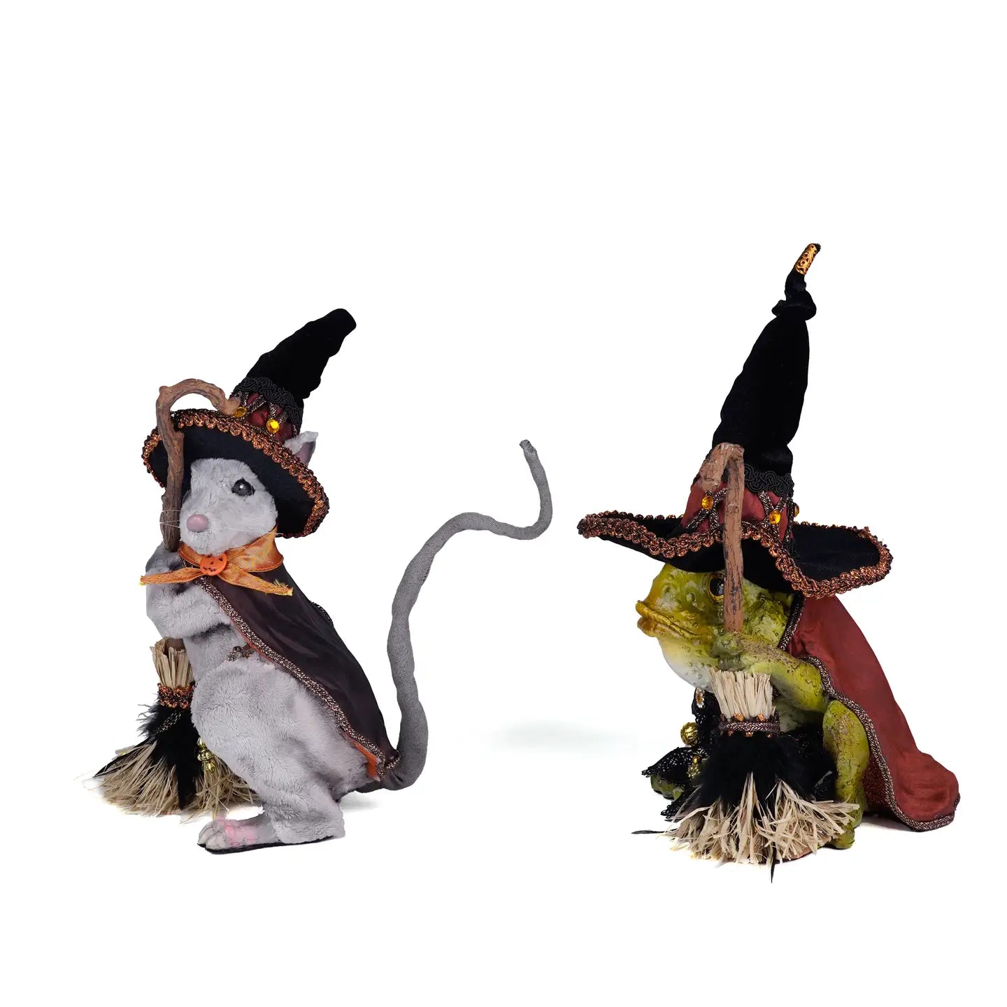 Wh Rat and Frog Witches Assortment of 2 by Katherines Collection