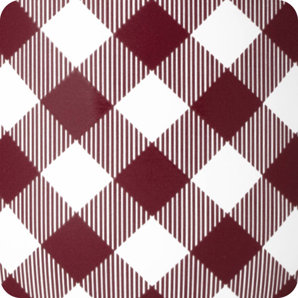 Gameday Gingham Maroon Mega Mug (30oz)