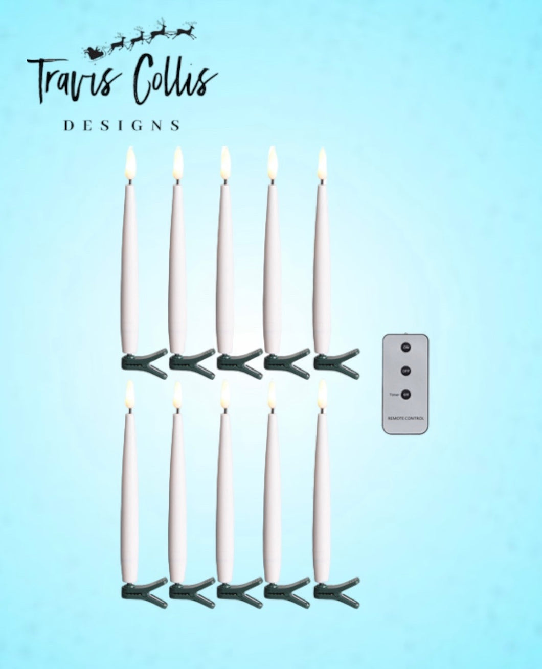 CLIP-ON LIGHTED CANDLES WITH REMOTE 6