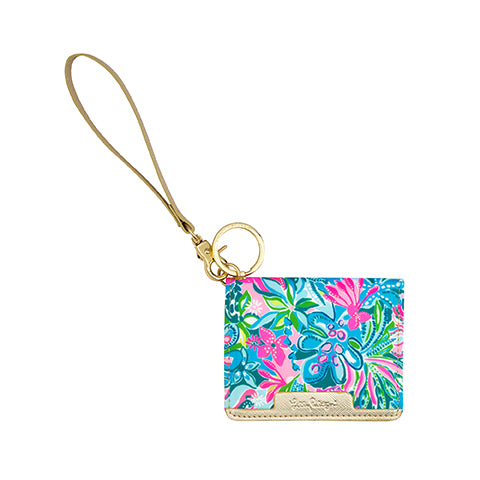 Lilly Pulitzer Snap Card Case, Golden Hour