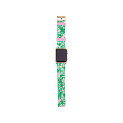 Lilly Pulitzer Silicone Apple Watch Band, Let's Go Bananas