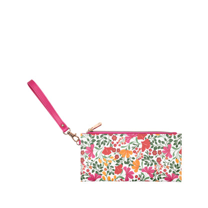Draper James Travel Wallet, Coneflower Pink