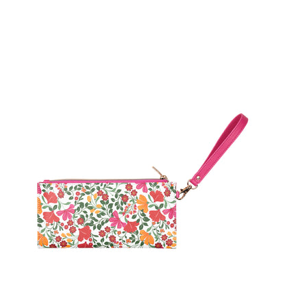 Draper James Travel Wallet, Coneflower Pink