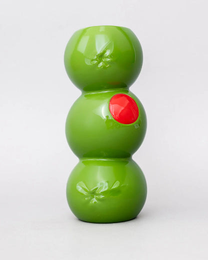 Olive Ceramic Vase