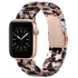 Resin Bracelet Light Weight Bands for Apple Watch: 38/40/41mm / Leopard