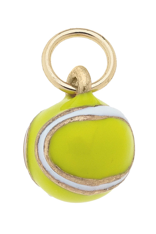 3-D Tennis Ball Charm in Neon Yellow