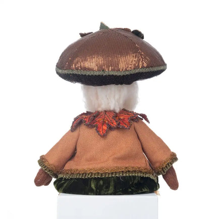 Katherine's Collection Harvest Mushroom Hat Ledge Sitter