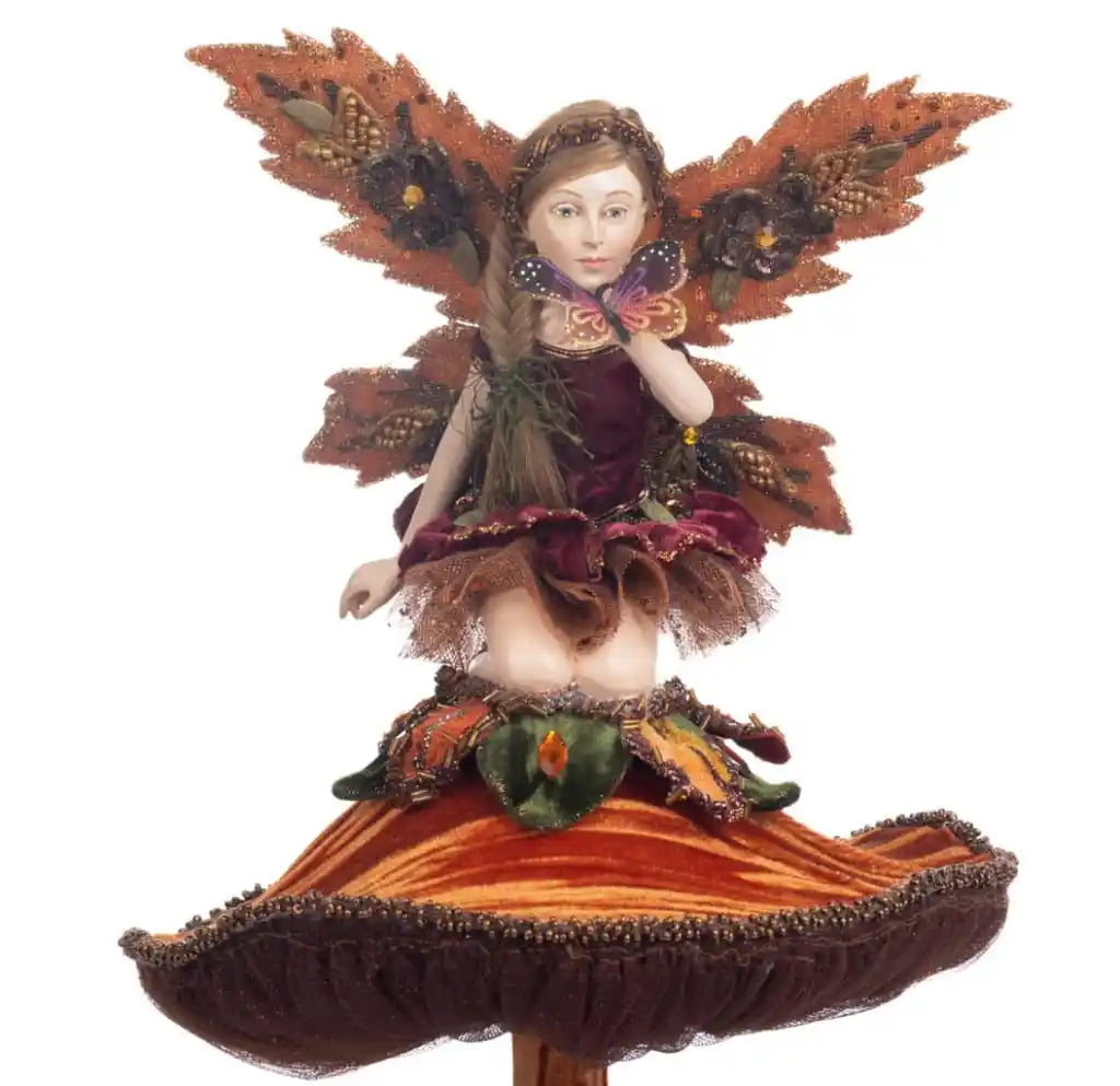 Katherine's Collection Fairy on Mushroom Figure