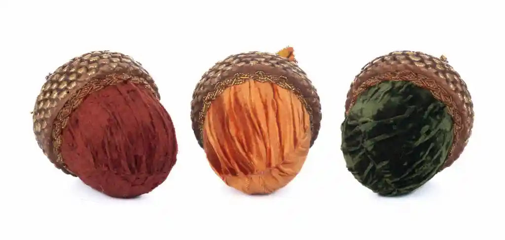 Katherine's Collection Harvest Forage Acorns Set of 3