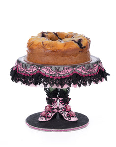 Katherine's Collection Witch Boots Cake Plate