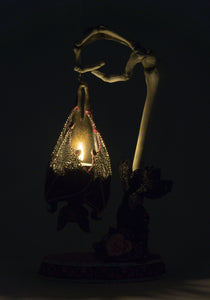 Katherine's Collection Lacey Bat Luminary
