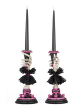 Load image into Gallery viewer, Katherine&#39;s Collection Skeleton Hand Candle Sticks Set of 2