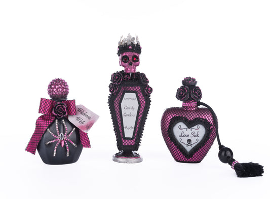 Katherine's Collection Vanity Potion Bottles Set of 3